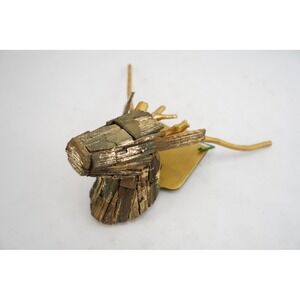 2016 Target Faux Antler Wall Decor Wooden Deer Head Rustic Holiday Accent